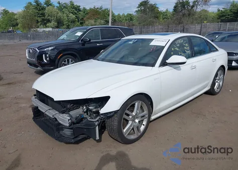 2015 Audi A6 3.0T Premium Plus z USA, uszkodzony, nr VIN WAUFGAFC1FN048886